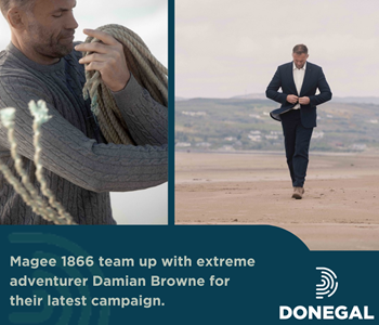 Magee 1866 team up with extreme adventurer Damian Browne for their latest campaign.