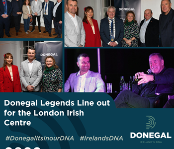 Donegal Legends Line out for the London Irish Centre 
